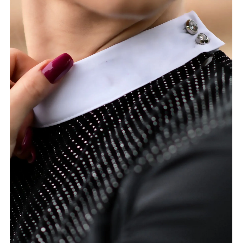 Horse Riding Shirt Manufacturer - Custom Your Own Logo on Lady Base Layer Quick Dry Polo Equestrian