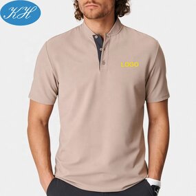 Men's Polo Shirts Manufacturer - Custom High End Golf Apparel Short Sleeve Performance Top
