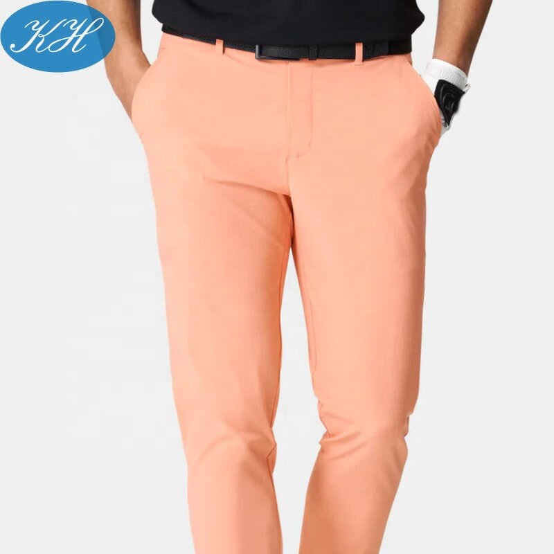 Men's Golf Trousers Manufacturer - Custom High End Lightweight Four Way Stretch Fabric