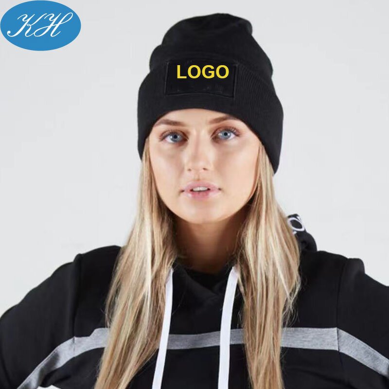 Sports Hat Manufacturer - Custom High Quality Stretchy Knitted Unisex Ribbed Beanie