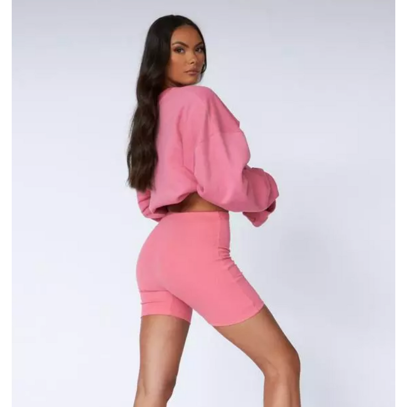 Women's Hoodie Manufacturer - Fashion Sports Wear Lady Gym Workout Organic Cotton Custom Embroidered Crew Neck