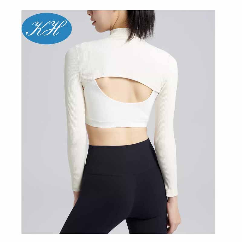 Pole Dance Top Manufacturer - Custom Long Sleeve With Sticky Silicone