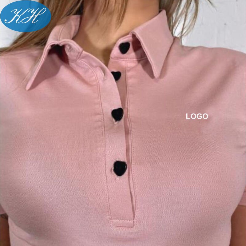 Women's Polo Shirts Manufacturer - Customized Golf Apparel 100% Cotton Embroidery