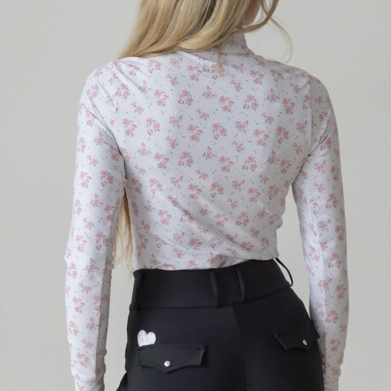 Base Layer Riding Shirts Manufacturer - Custom Women Printed Vintage Lady