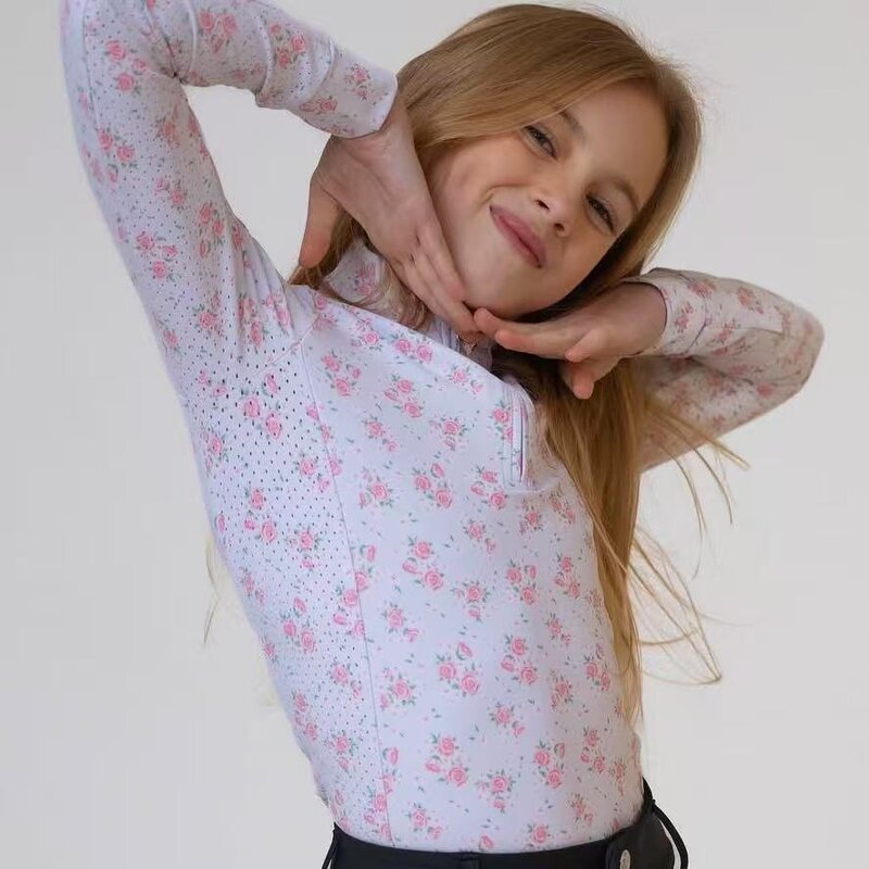 Base Layer Riding Shirts Manufacturer - Custom Junior Printed Vintage Kids