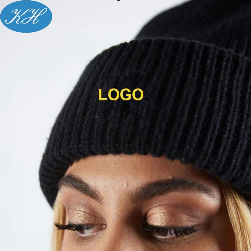 Sports Hat Manufacturer - Custom High Quality Stretchy Knitted Unisex Ribbed Beanie