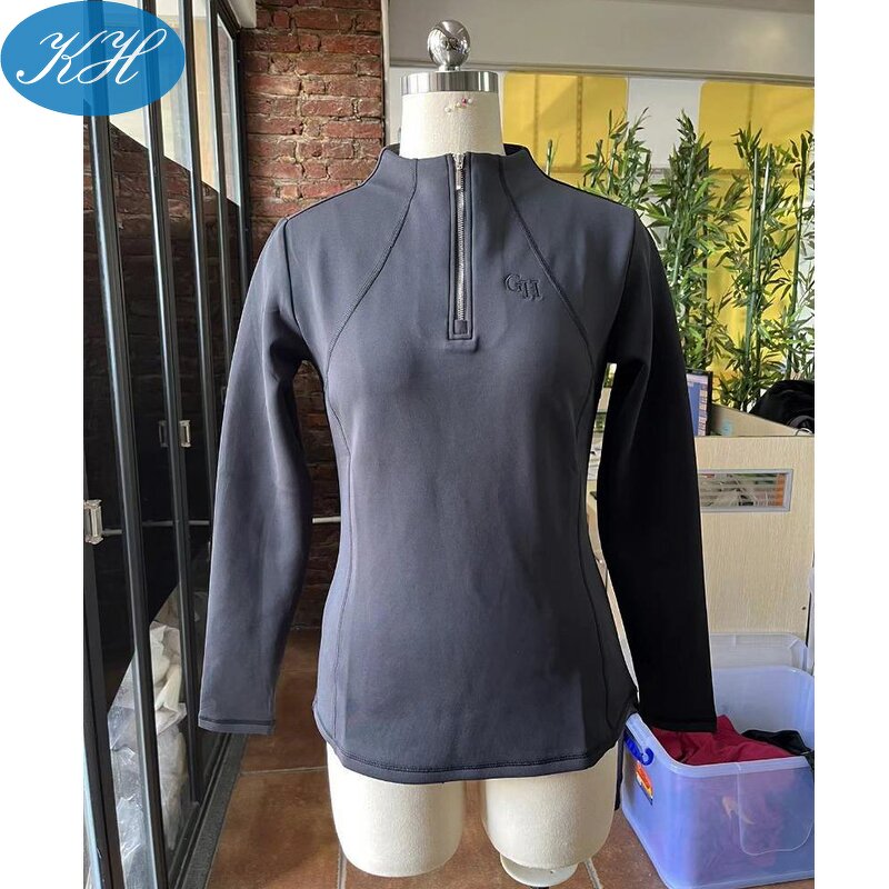 Women's Riding Tops Manufacturer - Ready to Ship High Quality Cheap Price Base Layers Equestrian Winter in Stock