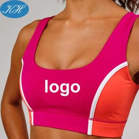 Sports Bra Manufacturer - Custom Women High Quality Panel Design Hunter with Removable Padding Yoga Top