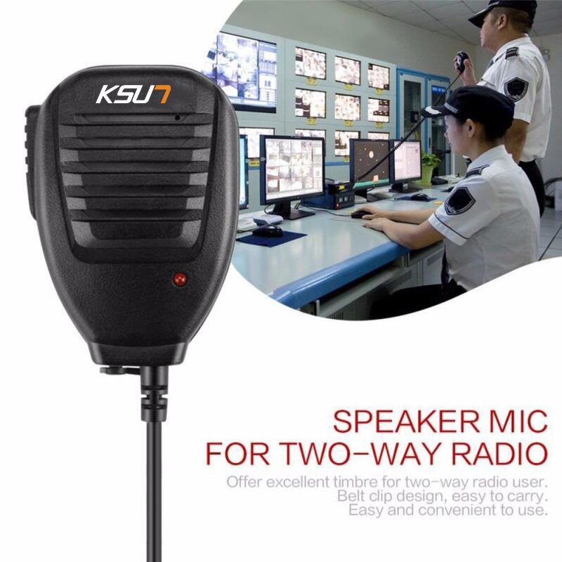 Speaker Microphone Manufacturer - 2 Pin Handheld PTT Shoulder for Baofeng 888S UV-5R UV-82