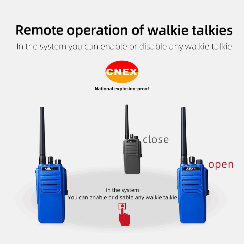 Walkie Talkie Manufacturer - KSUN DM52(EX) DMR Encrypted Professional Radio Safe