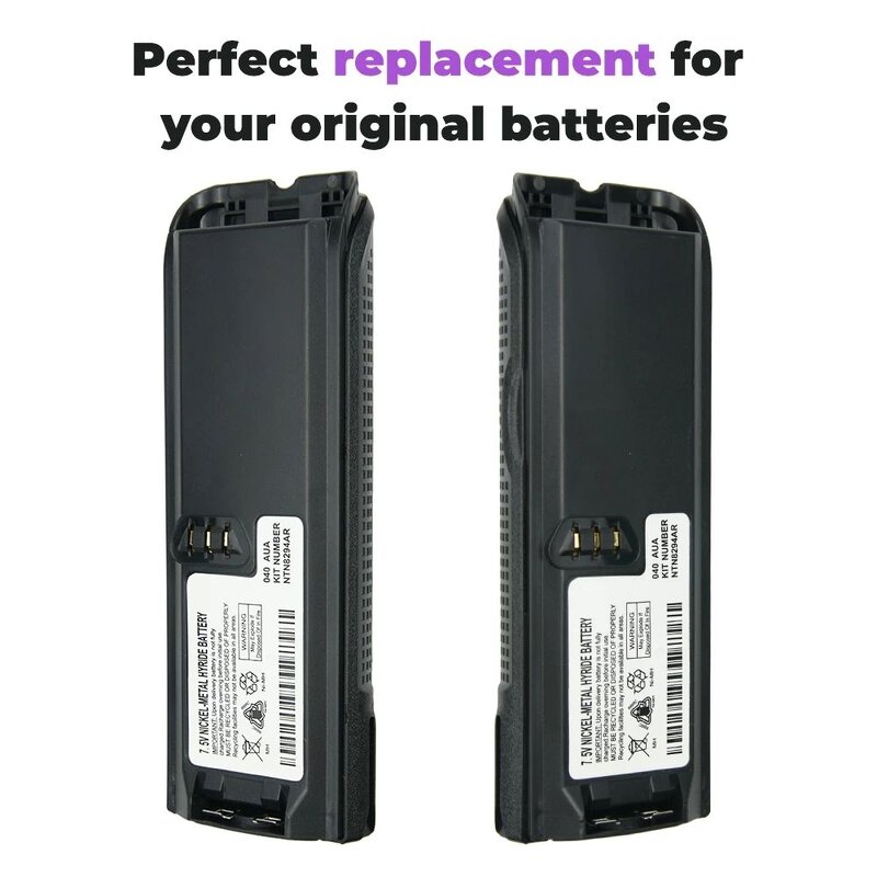 Battery Manufacturer - 1800mAh 7.5V NTN8294AR Ni-MH for XTS3000 XTS3500 XTS4250 XTS5000
