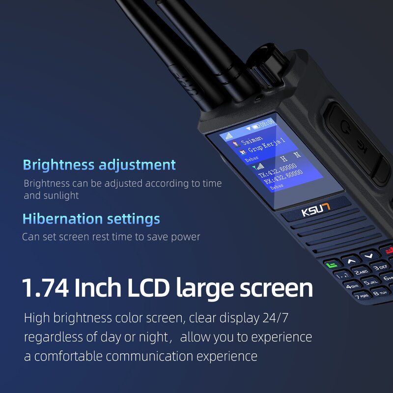 Walkie Talkie Manufacturer - KSUN Network Analog Dual Mode Radios Bluetooth Wifi 4G LTE