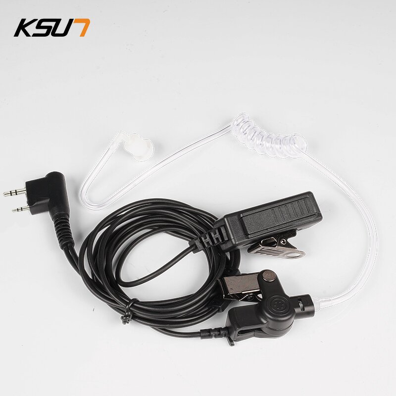 Headset Manufacturer - Air Acoustic Tube Earpiece 2 Pin Mic for Baofeng 888S UV-5R UV-82