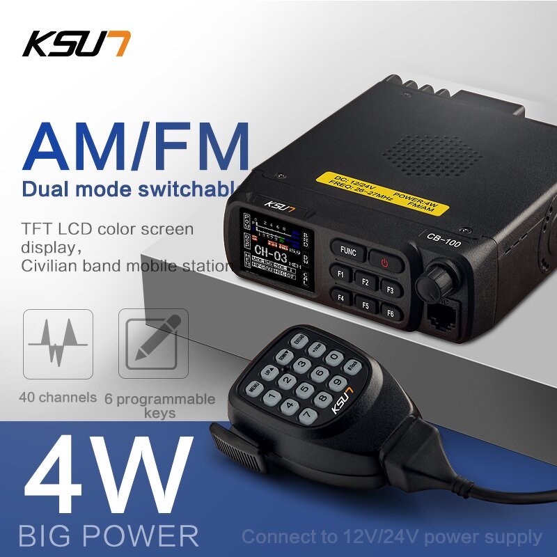 Car Radio Manufacturer - KSUN TFSI Shortwave Walkie Talkie HF Transceiver AM FM 27MHz CB-100