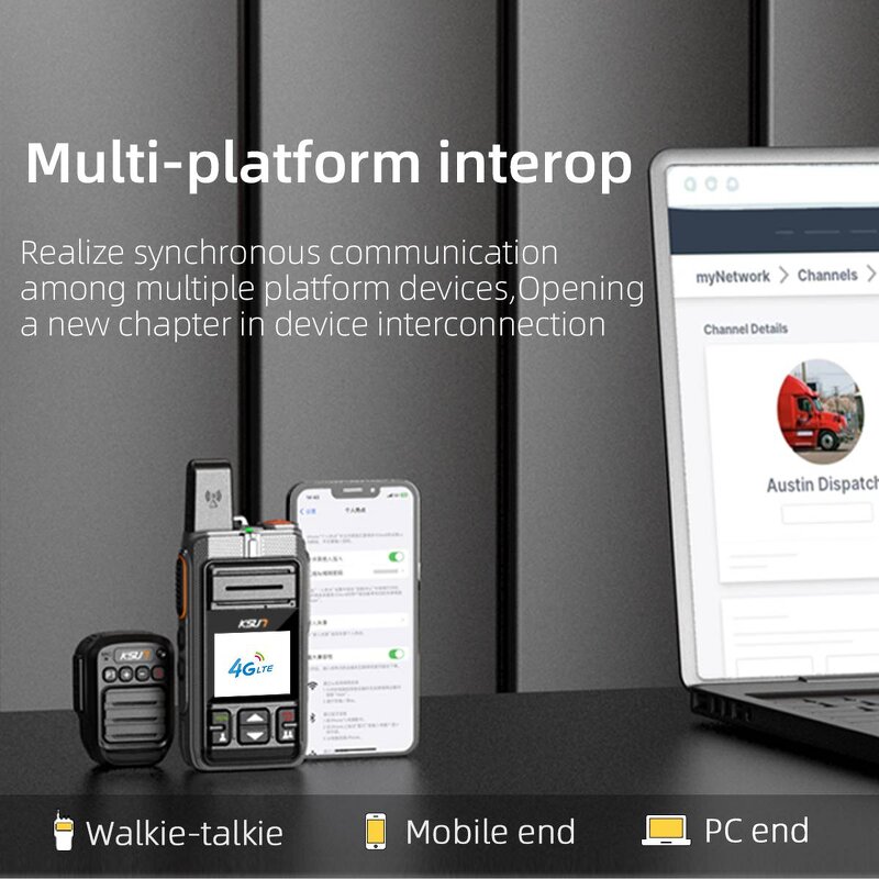 Walkie Talkie Manufacturer - KSUT ZL40 Communication Radio System with Bluetooth 4G POC