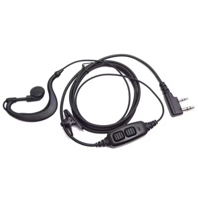 Headset Manufacturer - UV-82 Dual PTT Headset Earpiece Earphone for UV-82 Series