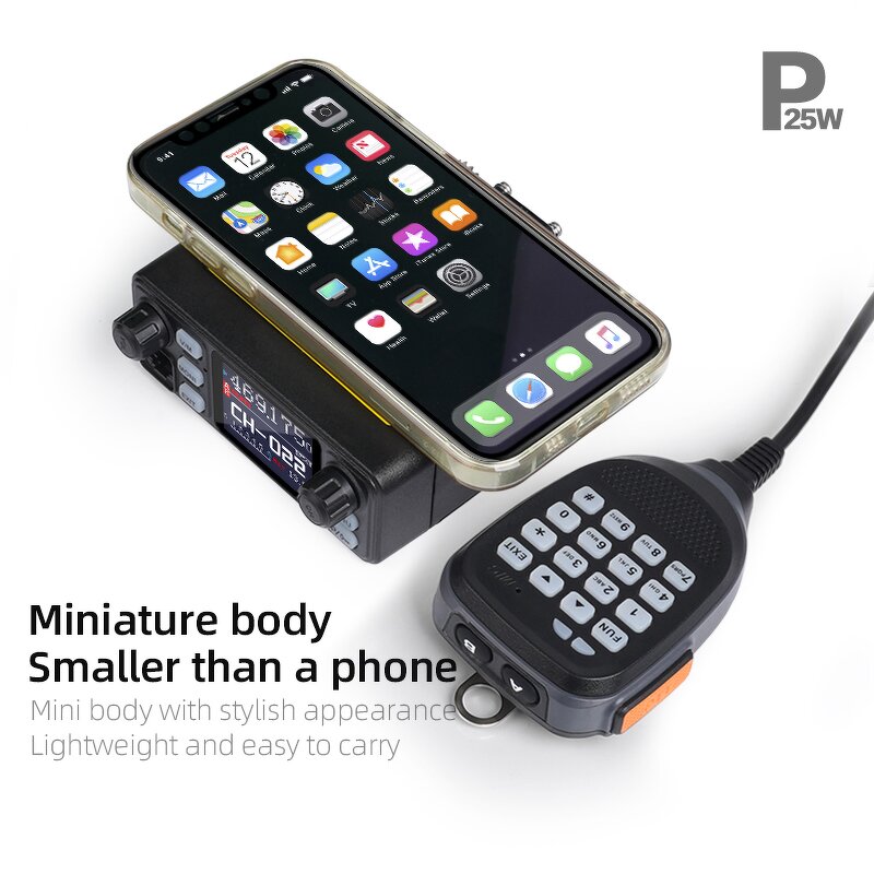 Car Radio Manufacturer - KSUT UV5200D 25W High Power VHF UHF Vehicle Mounted MINI