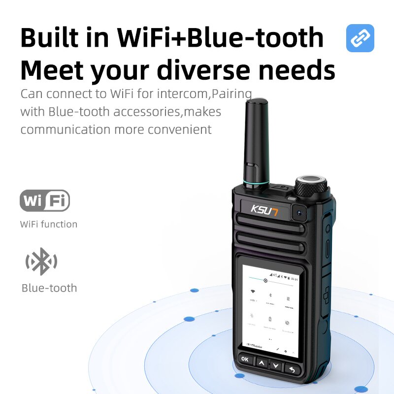 Walkie Talkie Manufacturer - KSUT ZL63 Long Range 4G LTE Visualized Two Way Radio Android