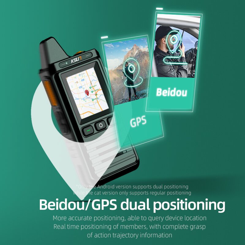 Walkie Talkie Manufacturer - KSUT CT90 POC GLOBAL 4G LTE Wifi Network Radio GPS IP68