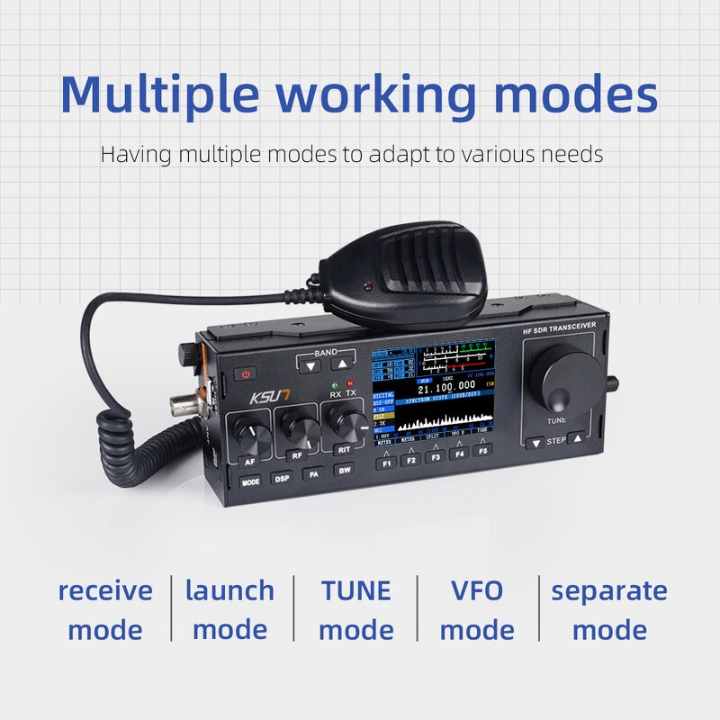 Car Radio Manufacturer - KSUT HF978 15W HF SDR Short Wave Mini Digital Signal Noise Reduction