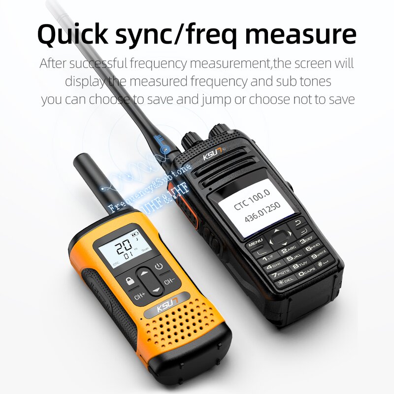 Walkie Talkie Manufacturer - KSUN DM1300(EX) CNEX DMR Professional Radio UHF VHF Dual Band