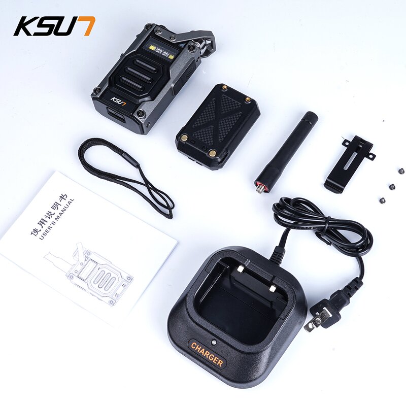 Walkie Talkie Manufacturer - KSUT X36 Two Way Radio Metal Body with Strobe Light