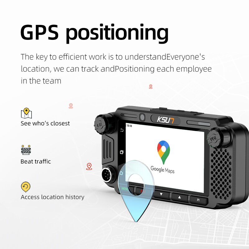 Car Radio Manufacturer - KSUN ZL58 Visual Vehicle Station Dual Cameras Touch-screen 4G POC