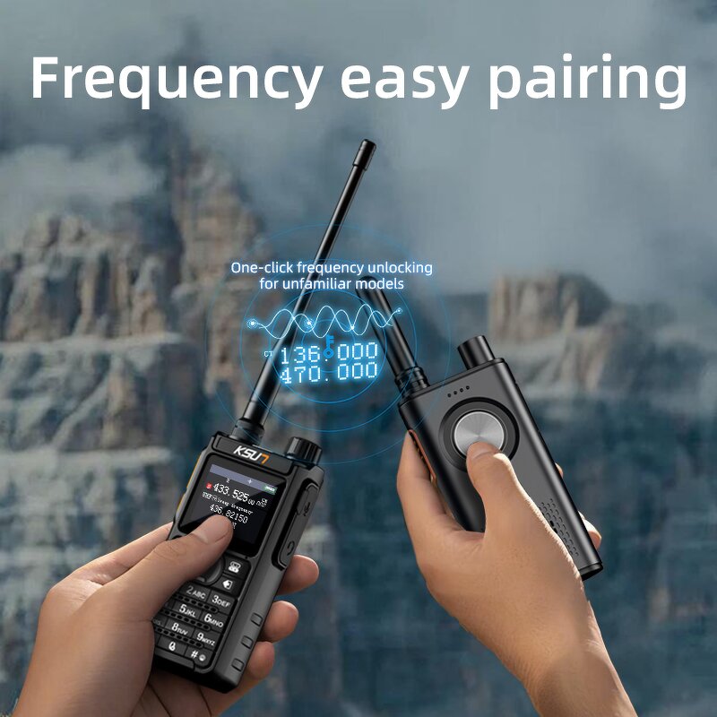 Walkie Talkie Manufacturer - KSUN UV108D Two-Way Radio 5W Handheld Long-Distance UHF VHF