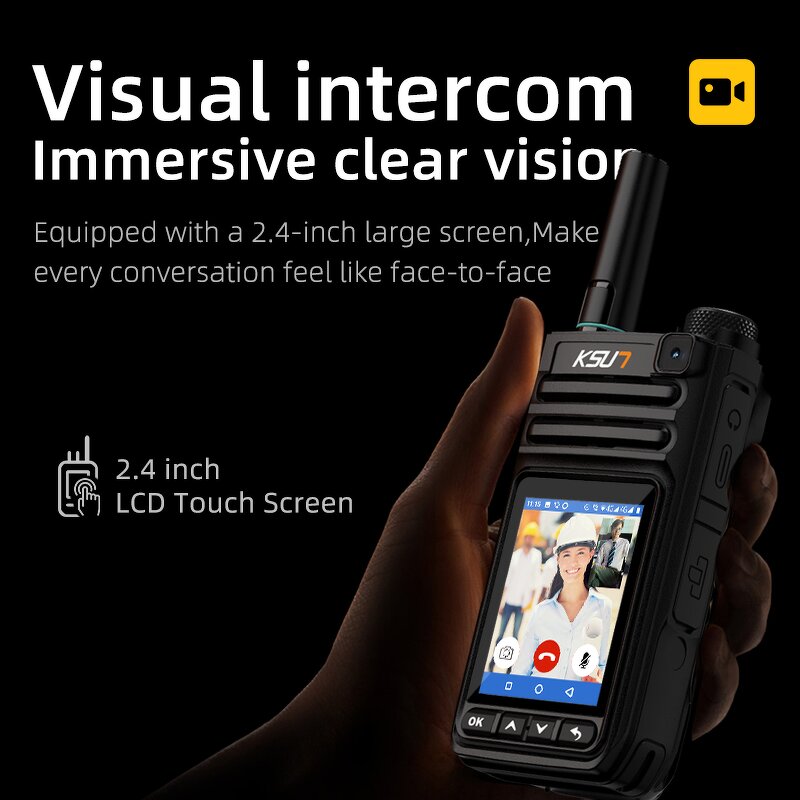 Walkie Talkie Manufacturer - KSUT ZL63 Long Range 4G LTE Visualized Two Way Radio Android