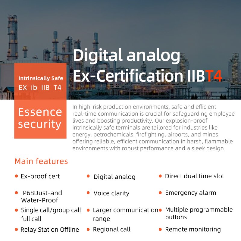 Walkie Talkie Manufacturer - KSUN DM1200(EX) IP68 Waterproof DMR Digital Analog Dual Mode