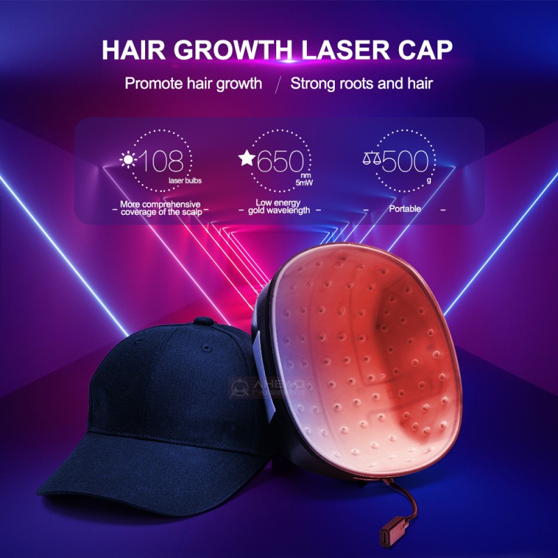 Hair Regrowth Machine Manufacturer - 108 Diodes Laser Cap Anti Loss