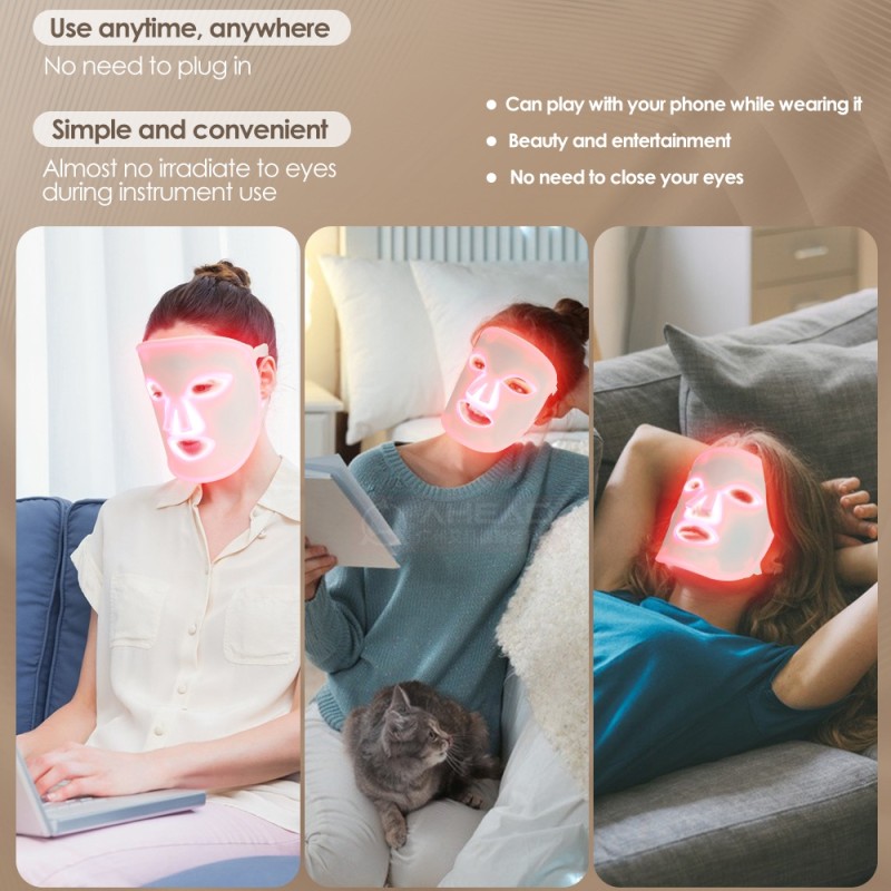 Infrared Facial Mask Factory - 7 Color Photon Therapy Home Use