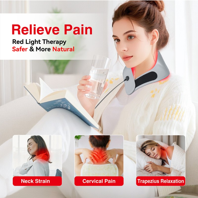 Redlight Therapy Belt Manufacturer - Flexible Wearable Neck Pain Relief