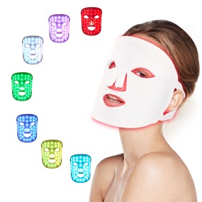 Wireless LED Mask Factory - 3 Color Face Neck Redlight Therapy
