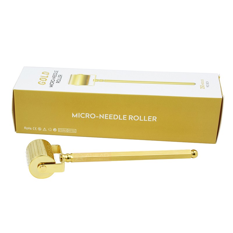 Gold Derma Roller Manufacturer - Factory Price 0.2-3.0mm 1200 Needles