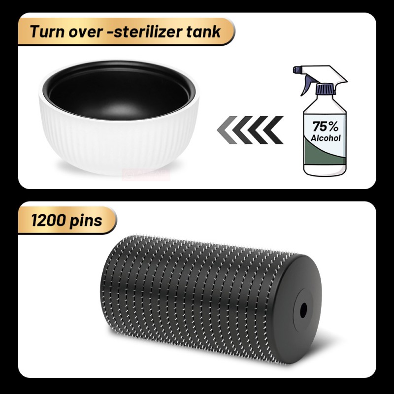 Gold Derma Roller Manufacturer - Luxury DRS 250 Wrinkles Scars Acne