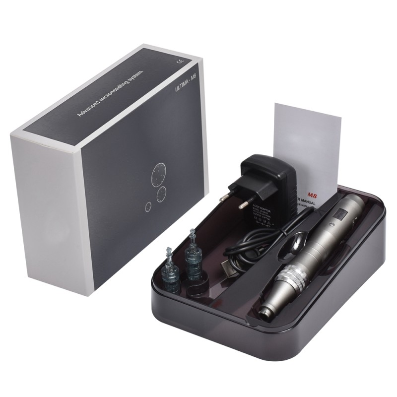 Pore Dermapen Factory - Wireless Wired 6 Levels Schwarz Stamp