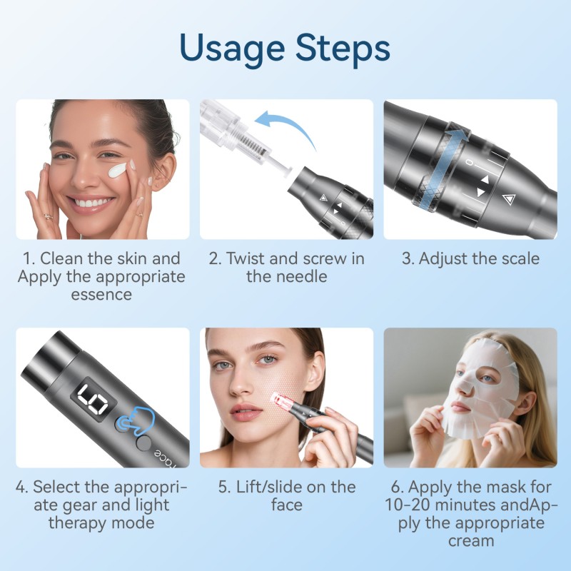 Anti Wrinkles Derma Pen Factory - Hello Face S03 LED Face Lifting