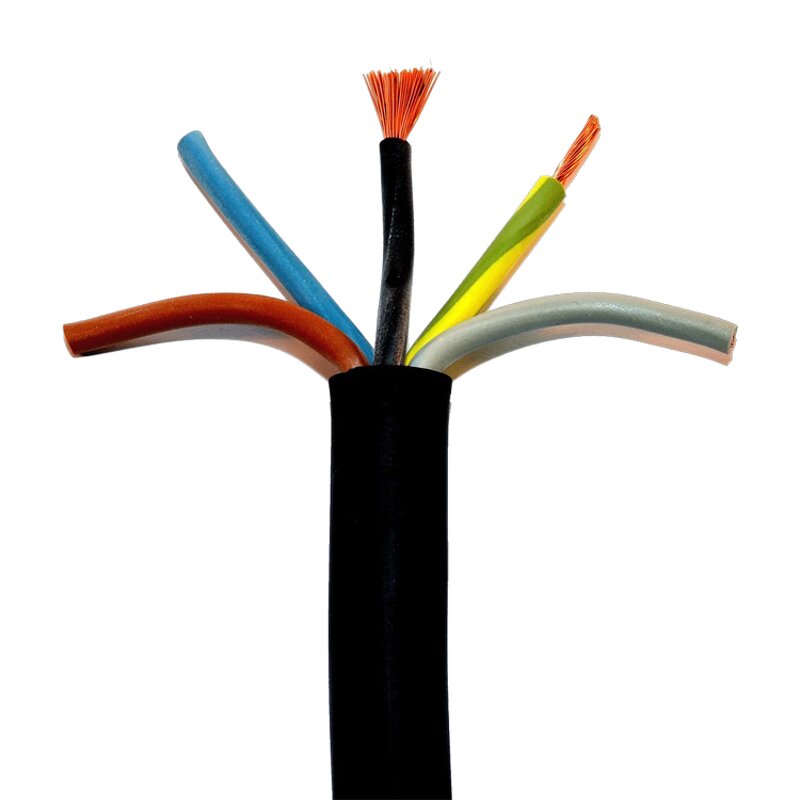 Silicone Rubber Multi Core Wires Manufacturer - H07RN-F 3*1.5mm Customized Wires Rubber Copper