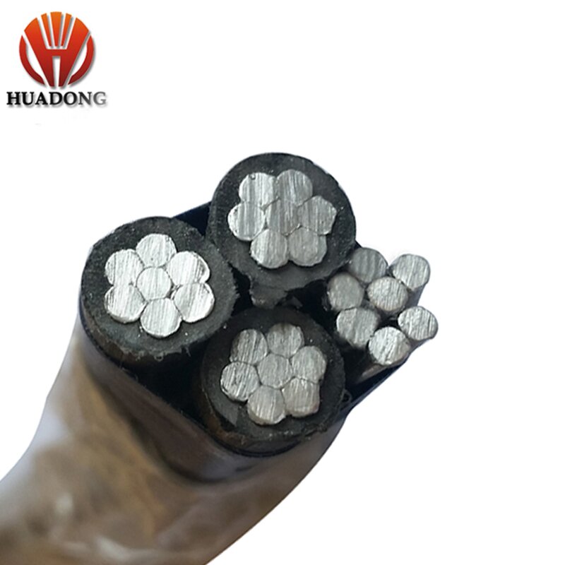 Aerial Bundled Cable Manufacturer - ASTM Standard 0.6/1kv 10-30mm2 Overhead Xlpe Insulation Twisted Cable