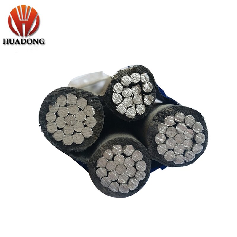 Aerial Bundled Cable Manufacturer - ASTM Standard 0.6/1kv 10-30mm2 Overhead Xlpe Insulation Twisted Cable