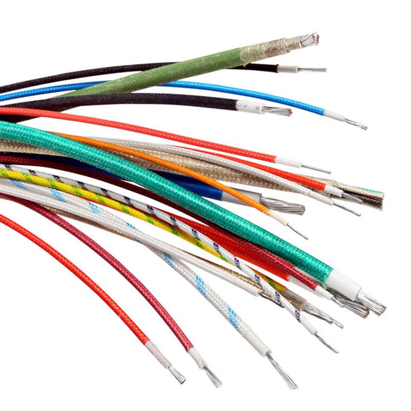 Silicone Rubber Cable Manufacturer - SIHF-GLP 300/500V Increased Temperature Resistance Galvanised Steel Wire Braid
