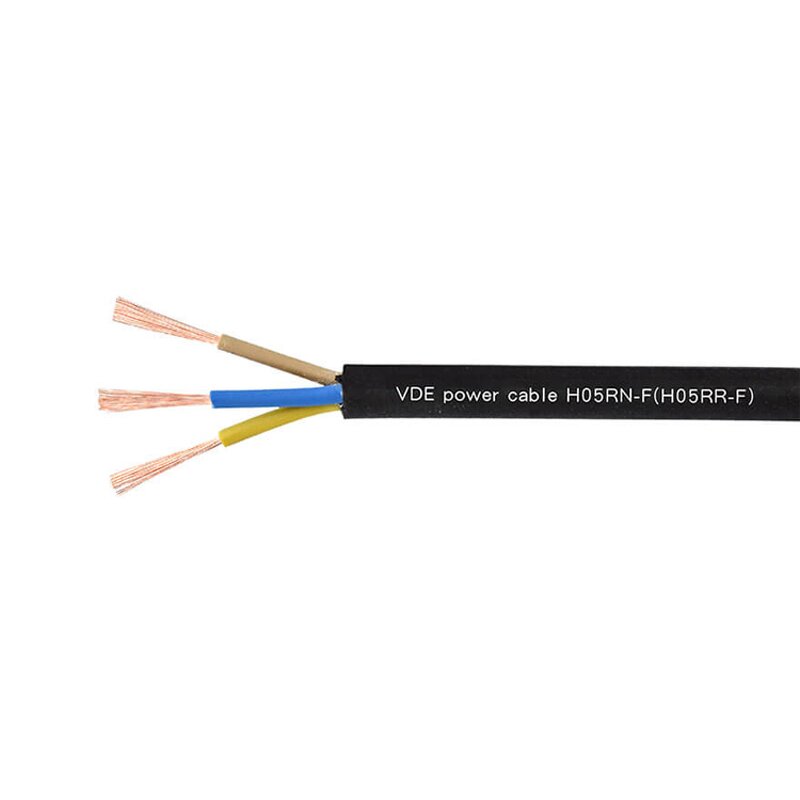 Flexible Rubber Cable Manufacturer - H05RN-F H07RN-F 3X1.5-3.5mm2 VDE Cord H07RN-F 1.0-2.5mm2
