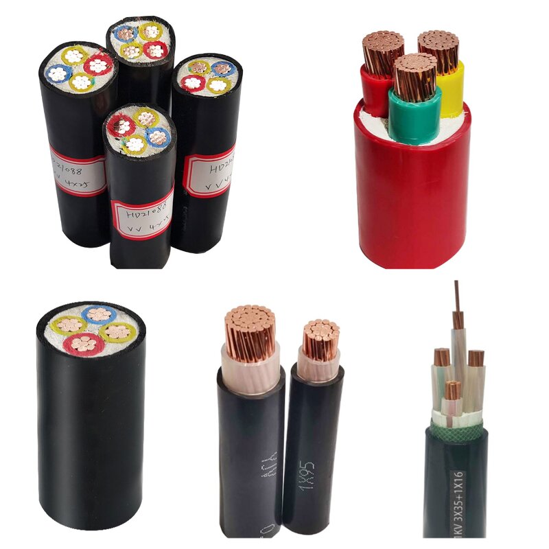 YJV Low Voltage Cable Manufacturer - 0.6/1KV 3*25+2*16 XLPE Insulated PVC Sheath Power Cable