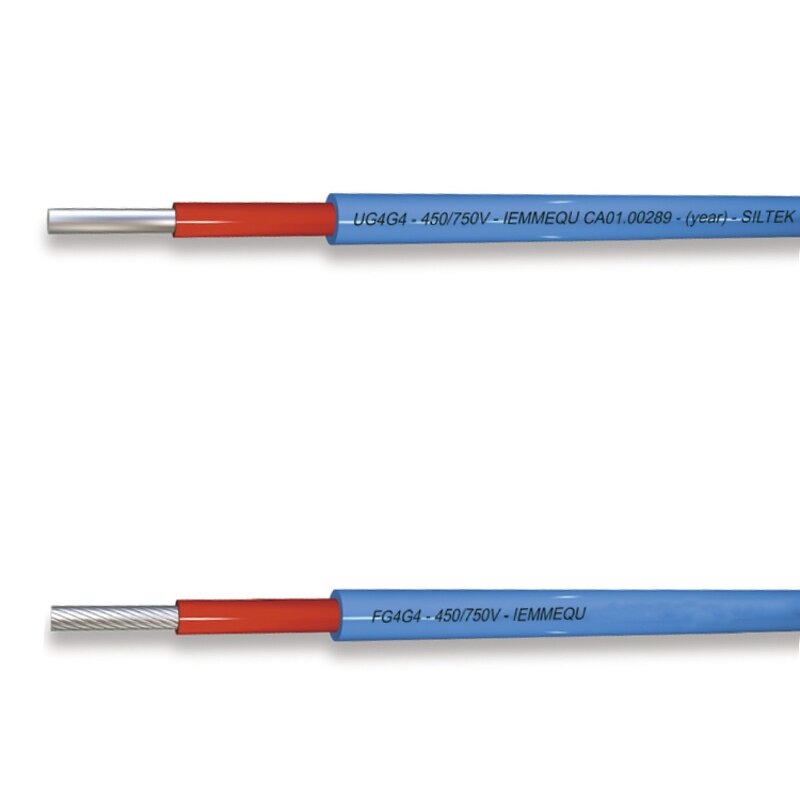 Flexible Silicone Rubber Cable Manufacturer - FG4G4 Double Silicone UG4G4 Solid Conductor Tinned Copper High Temperature