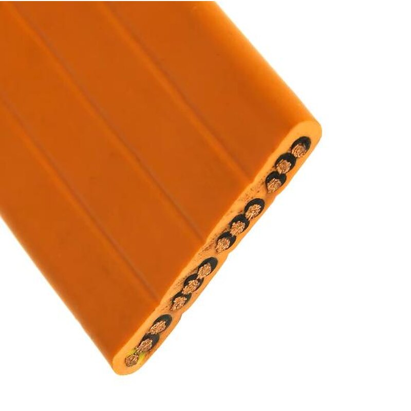 Elevator Traveling Cable Manufacturer - 450/750V 24x0.75mm2 12x0.75mm2 CU/PVC/PVC Flat Flexible Lifting
