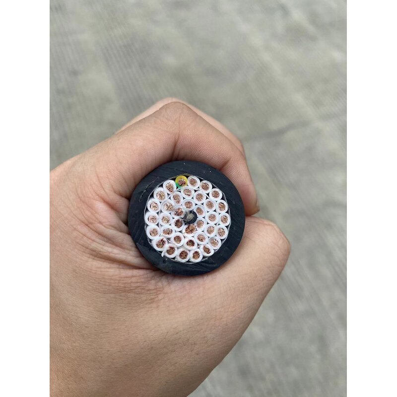 Low Voltage PUR Crane Cable Manufacturer - 0.6/1kV Copper Conductor TPE Insulation PUR Sheath PUR-HF-J Reeling