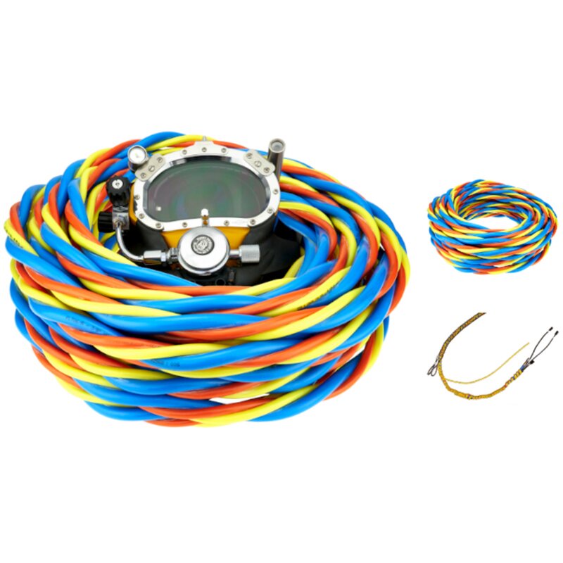 Diving Umbilical Cable Manufacturer - 3 Part 4 Part with Air/Communication/Video Cable and Hose for Commercial Diving