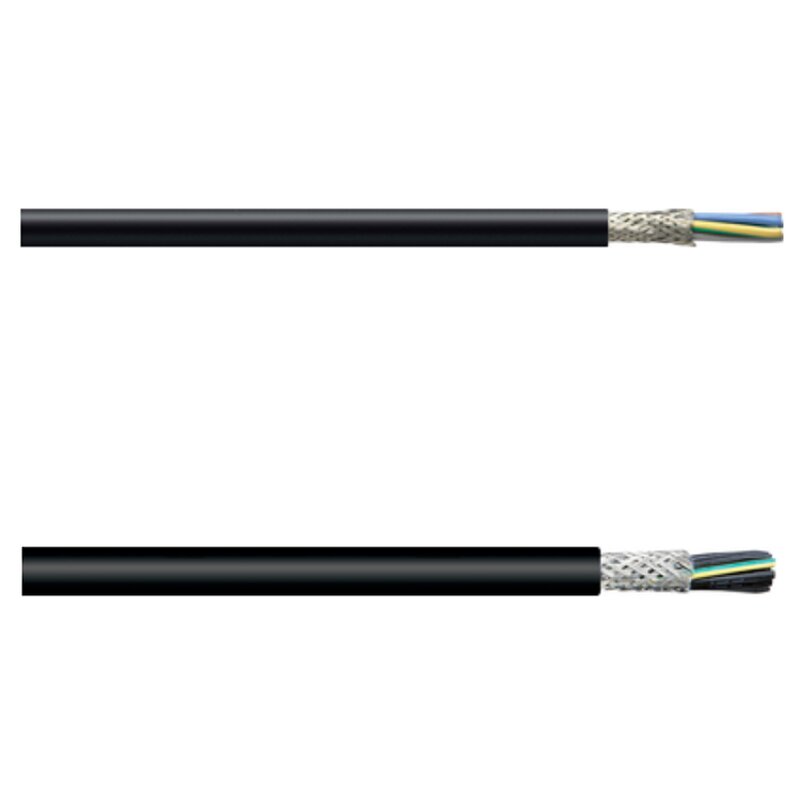 Silicone Power Control Cable Manufacturer - HEAT-CMS Shielded UL/cUL-AWM Tinned Copper Silicone-based Core +180°C
