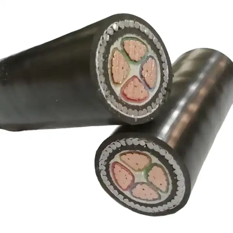 YJV Low Voltage Cable Manufacturer - 0.6/1KV 3*25+2*16 XLPE Insulated PVC Sheath Power Cable